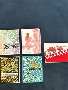 Bundle: “thank you” handmade cards